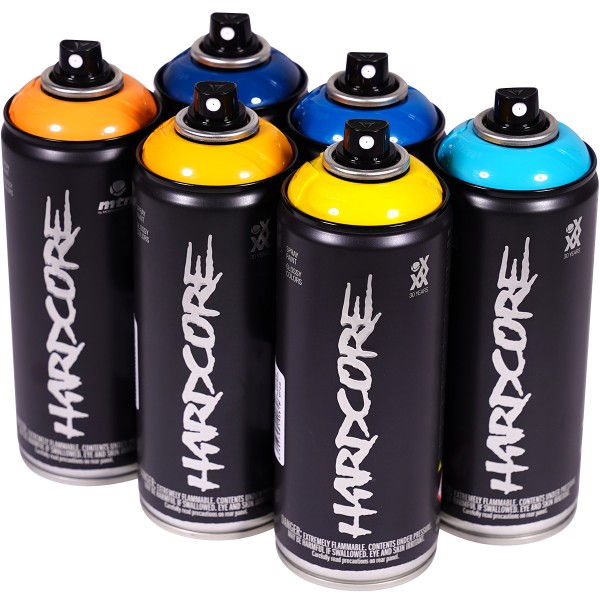 MTN Hardcore 2 "Multi Color Sixpack - Gudjem Sun Tones" (6x400ml)
