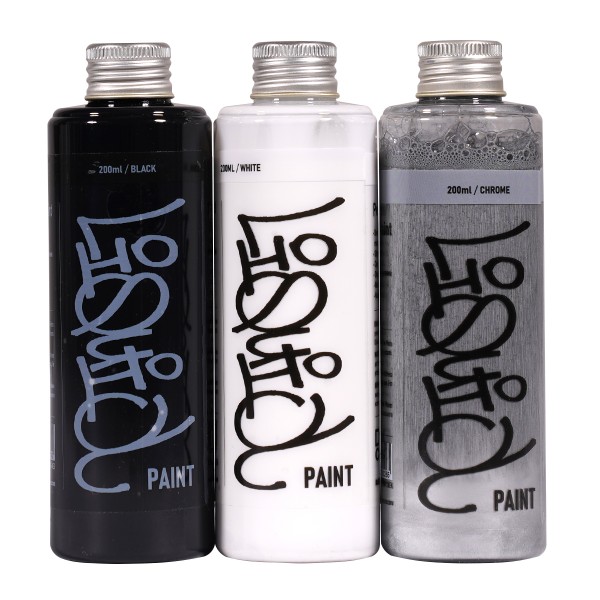 Dope "Liquid Refill" Black White Chrome 3er Set (3x200ml)