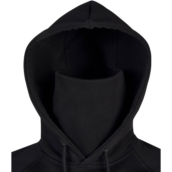 Cleptomanicx Hoodie "Boxy Hooded Mask" Black