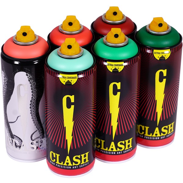 Clash "Paint Multi Color Sixpack Sea Battle Tones" (6x400ml)