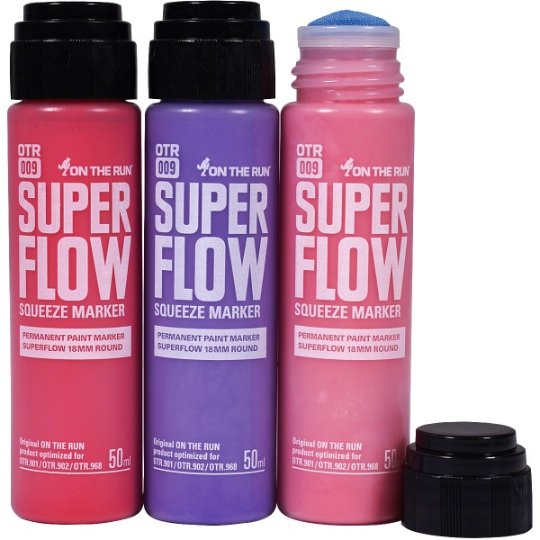 OTR.009 "Super Flow Squeeze 3er Set - Berry Tones" (3x50ml)