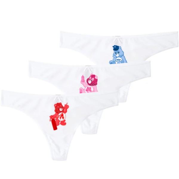 Sin And Repeat Strings "Crime Bears 3er Set" White