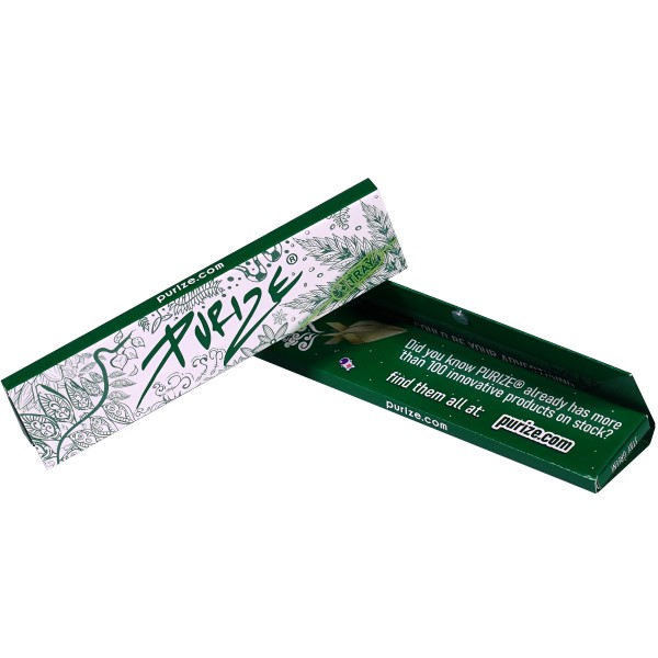 Purize Papers "King Size Slim Papes´n´Tray Unbleached" - 32 Blättchen