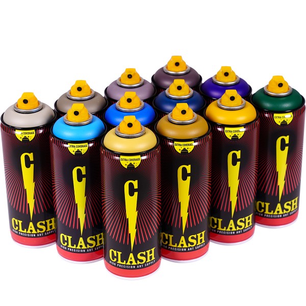 Clash "12er Paint Box Dirty Earth Tones" (12x400ml)