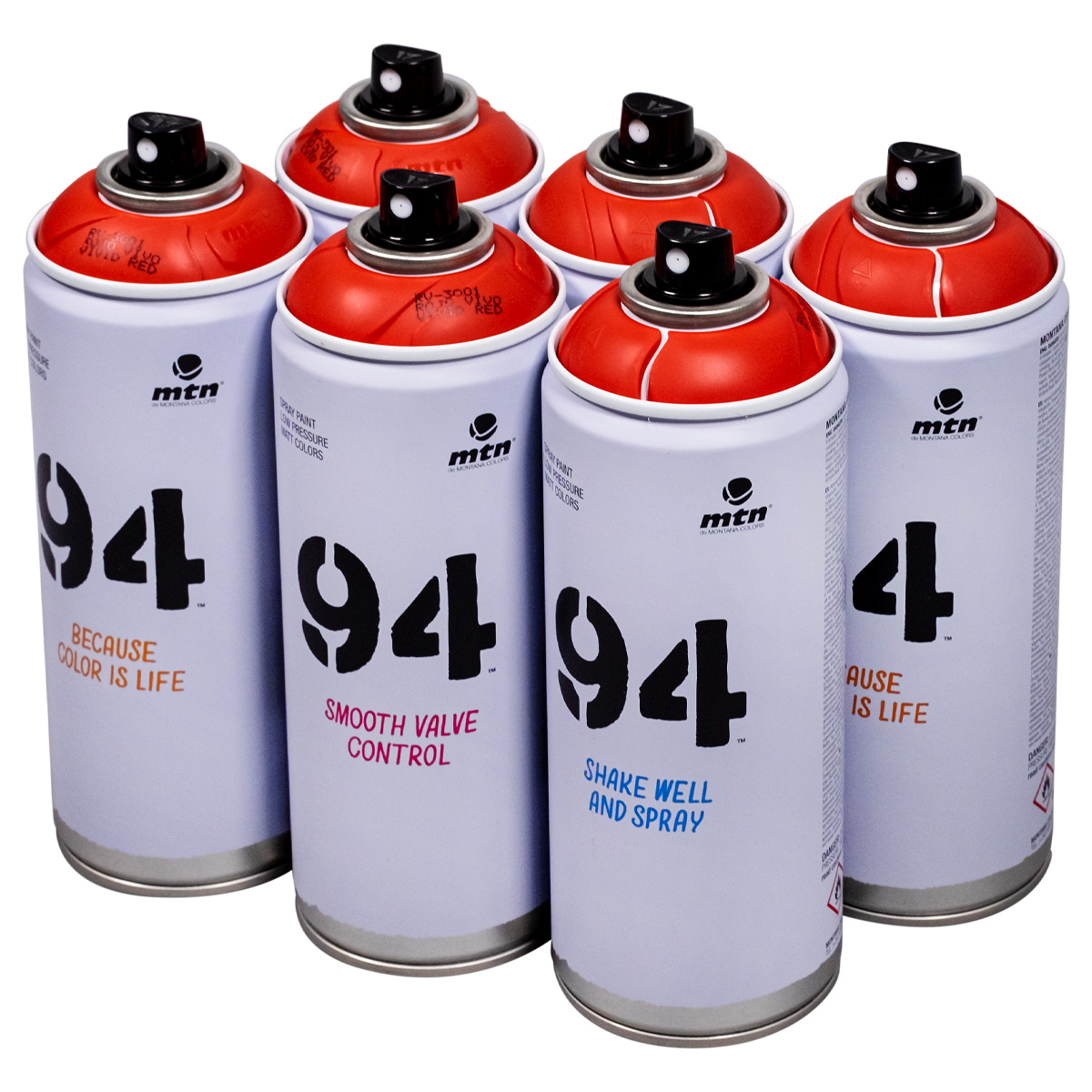 MTN 94 "One Color Sixpack - Vivid Red RV-3001" (6x400ml ...