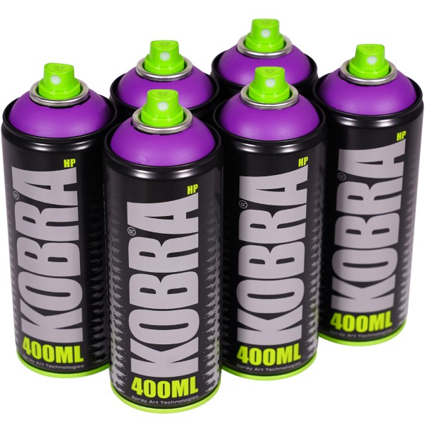 Kobra "New HP Paint One Color Sixpack - Prugna 4220" (6x400ml)