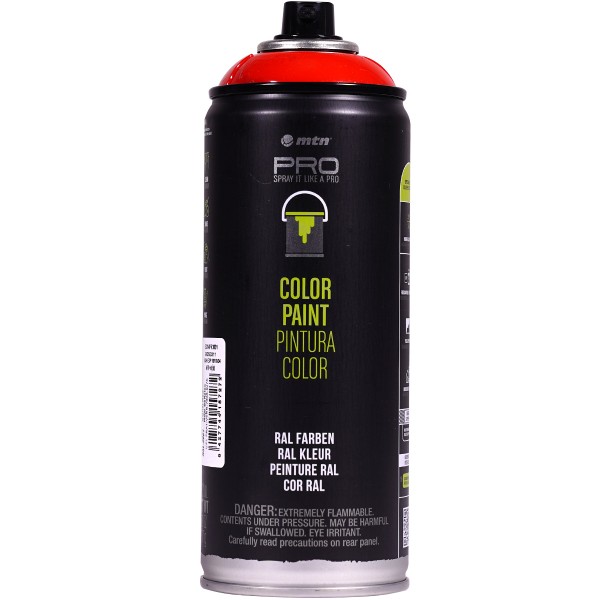 MTN Pro "Color Paint Acrylic RAL" (400ml) RAL-3001 Signal Red