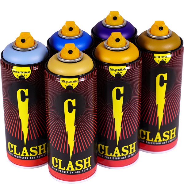 Clash "Paint Multi Color Sixpack Muddy Sky Tones" (6x400ml)