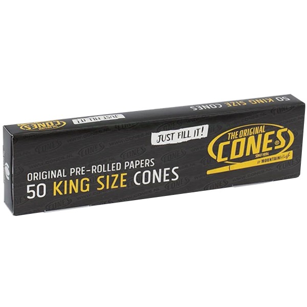 Cones Basic "King Size Pre-Rolled Cones" - 50 Blättchen