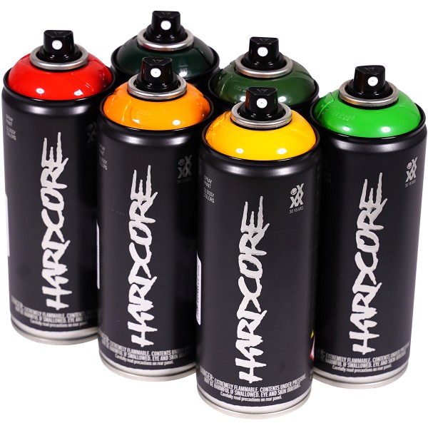 MTN Hardcore 2 "Multi Color Sixpack - Paint Bomb Tones" (6x400ml)