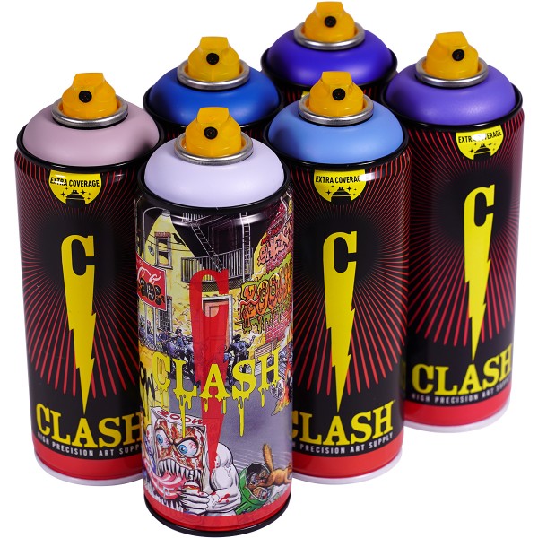 Clash "Paint Multi Color Sixpack Flood Tones" (6x400ml)