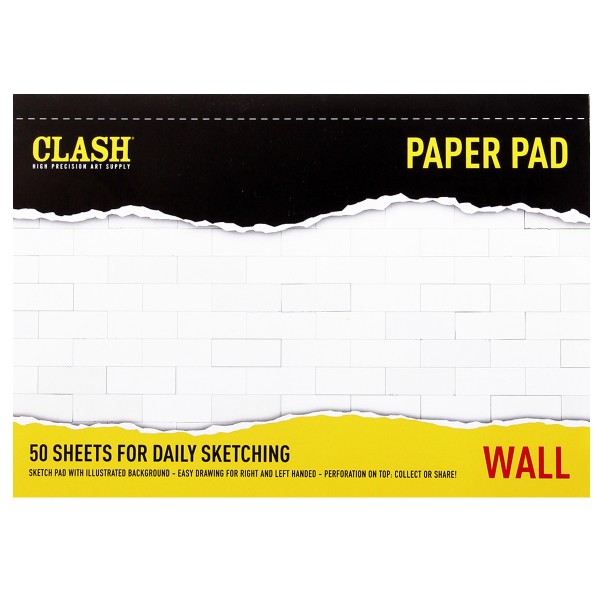 Clash "Wall Paper Pad" A5 Vorlagen