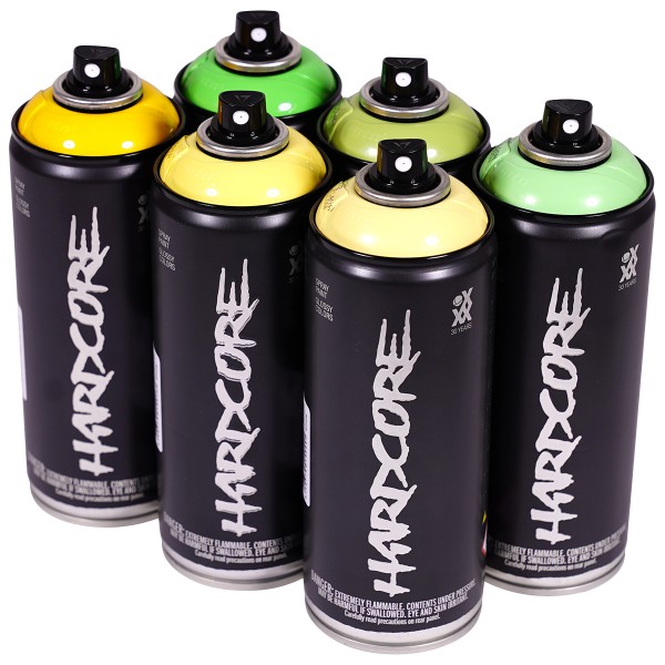 MTN Hardcore 2 "Multi Color Sixpack - Fresh Smell Tones" (6x400ml)
