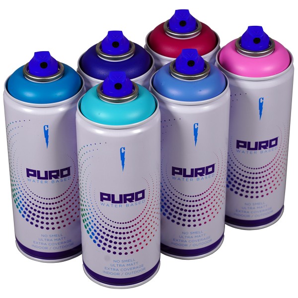 Clash "Puro" Water Based - Yummy Tones (6x400ml)