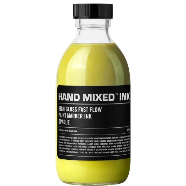 Hand Mixed "Marker Ink" Refill (200ml) Brugmansia Yellow