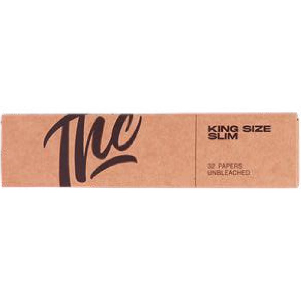 THCREW Papers "King Size Slim Unbleached" - 32 Blättchen