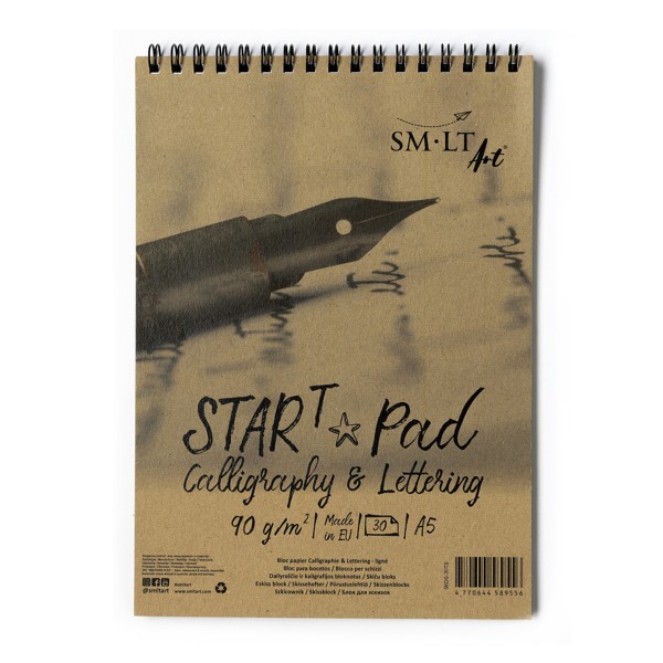 SMLT Art Spiralblock "Start Pad Calligraphy und Lettering" 30 Blatt 90g - A5