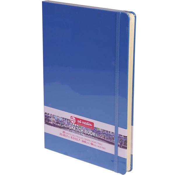 Talens "Art Creation Hardcover A4 Sketch-Notizbuch" (21x29,7cm) Hochformat - Lake Blue