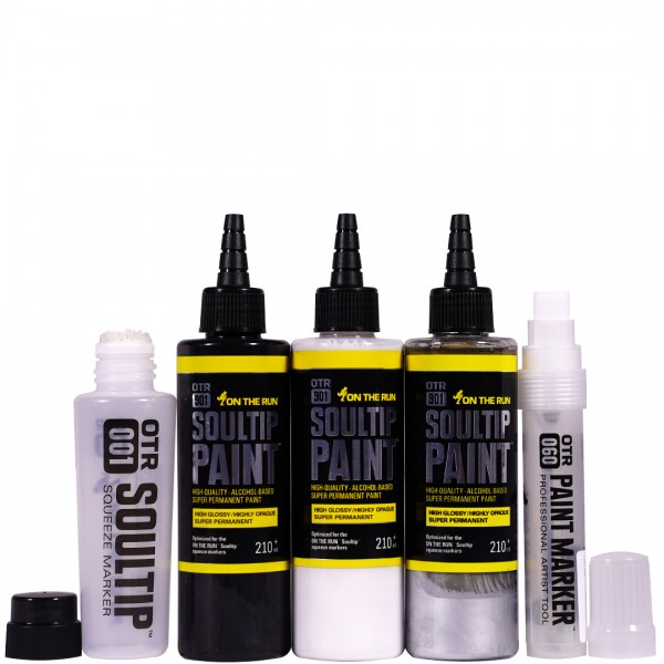 OTR.901 "Soultip Paint Refill (210ml)" + Empty Marker 5er Set 8