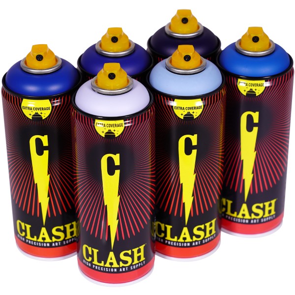 Clash "Paint Multi Color Sixpack Nightfall Tones" (6x400ml)