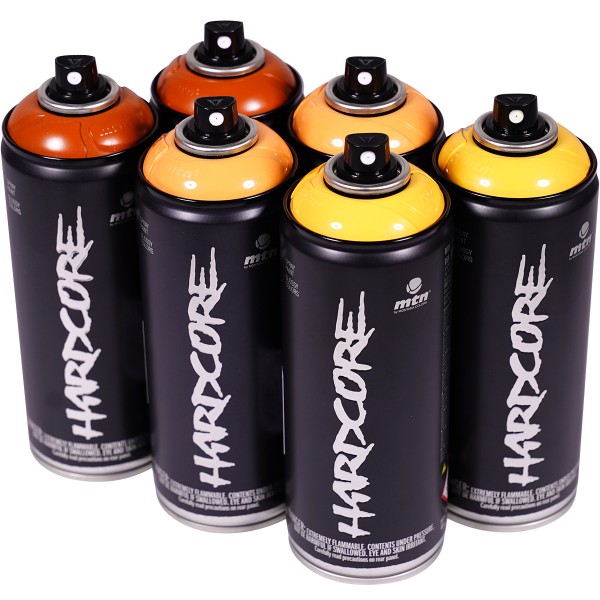 MTN Hardcore 2 "Multi Color Sixpack - Maple Juice Tones" (6x400ml)