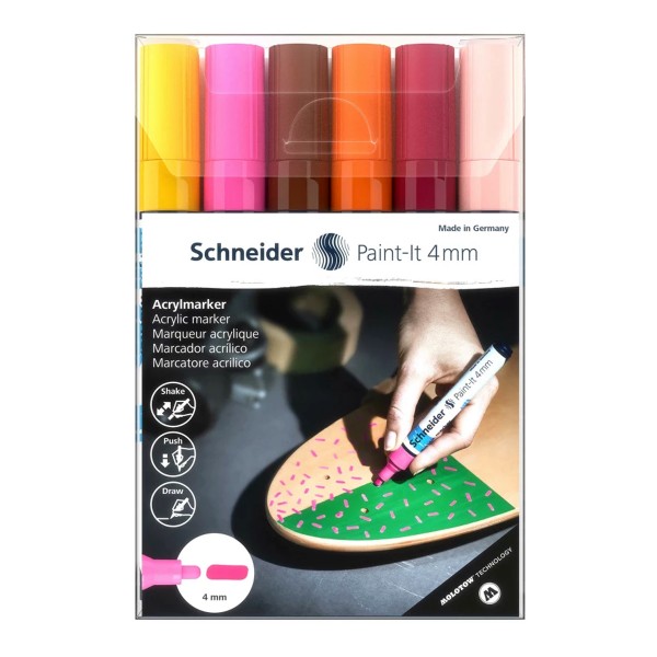 Schneider "Paint-It 310 Acrylmarker" (4mm) - 6er Set 3