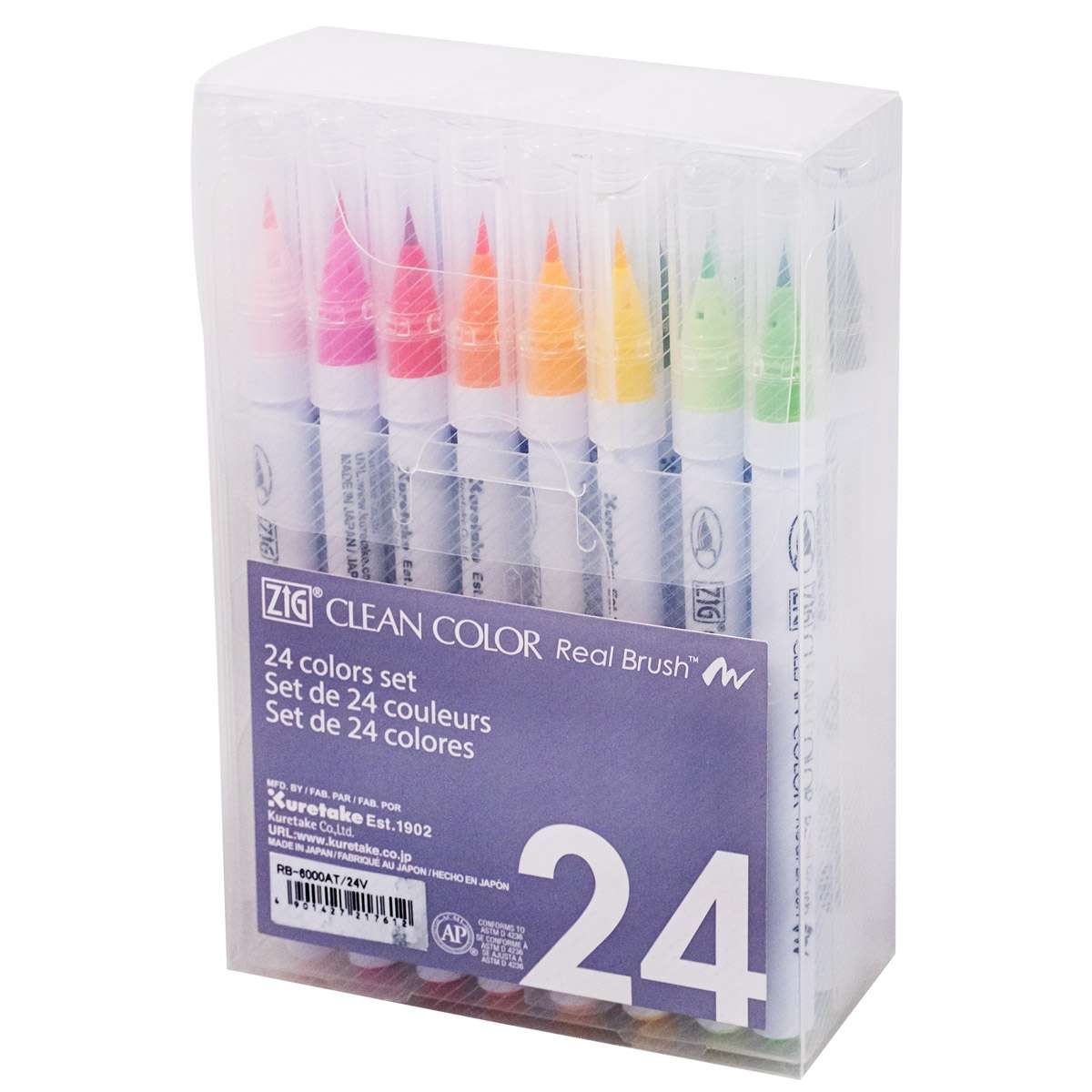 Zig Clean Color Real Brush Marker 36 Color Set