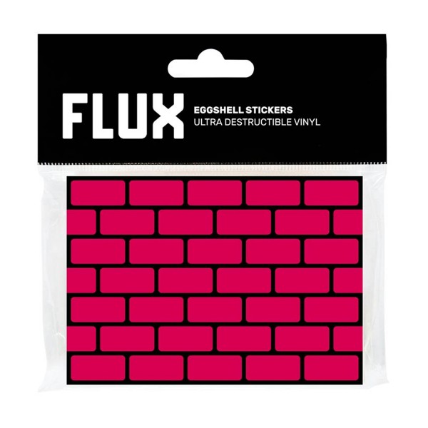 Flux "Eggshell Stickers" Bricks Magenta 50 Stk. (7x10cm)