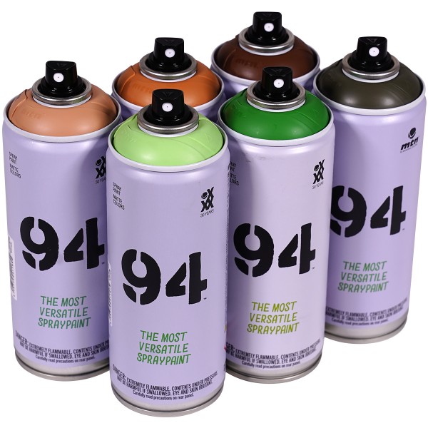 MTN 94 "Multi Color Sixpack - Woodland Tones" (6x400ml)