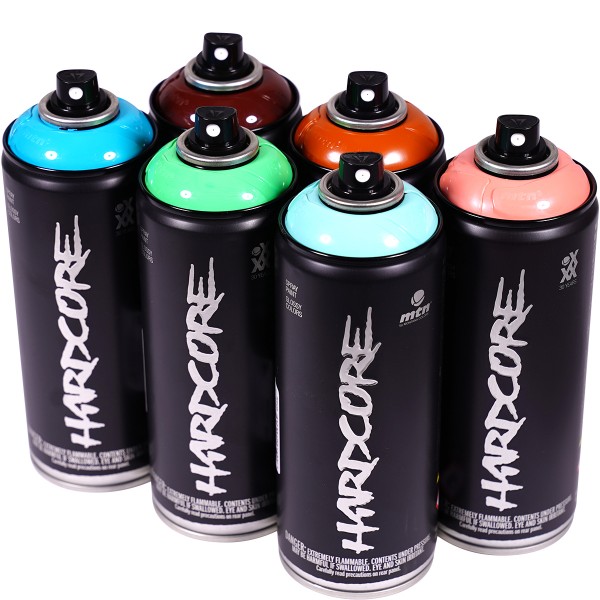 MTN Hardcore 2 "Multi Color Sixpack - Nature Trip Tones" (6x400ml)