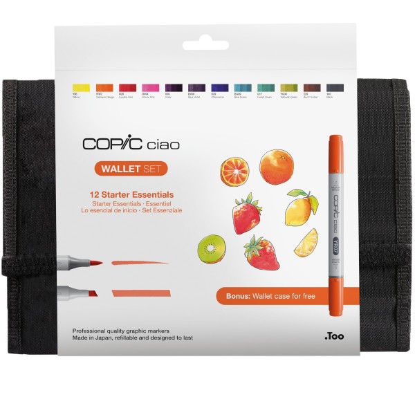 Copic "Ciao Wallet 12er Set" (13 Teile)