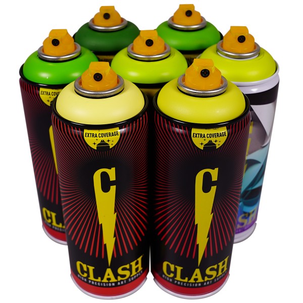 Clash "Color Serie 78" Green Tones (7x400ml)