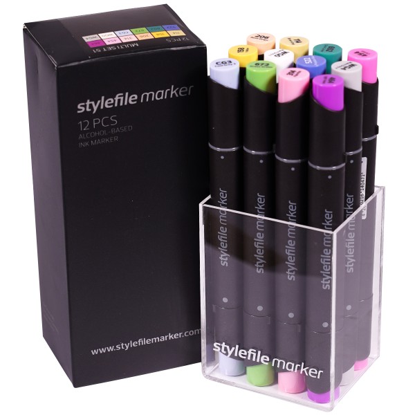 Stylefile Twin Marker "12er Set" Multi 51