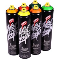 Loop Paint "Maxi Multi Color Sixpack - Traffic Light Tones" (6x600ml)