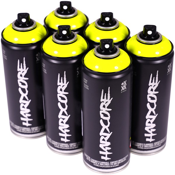 MTN Hardcore 2 "One Color Sixpack - Poison Green RV-235" (6x400ml)