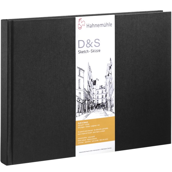 Hahnemühle "D&S" Skizzenbuch A4 Querformat 140g/m²