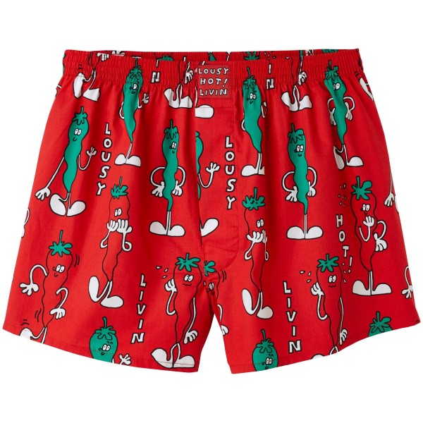 Lousy Livin Boxershorts "Chilli" Red