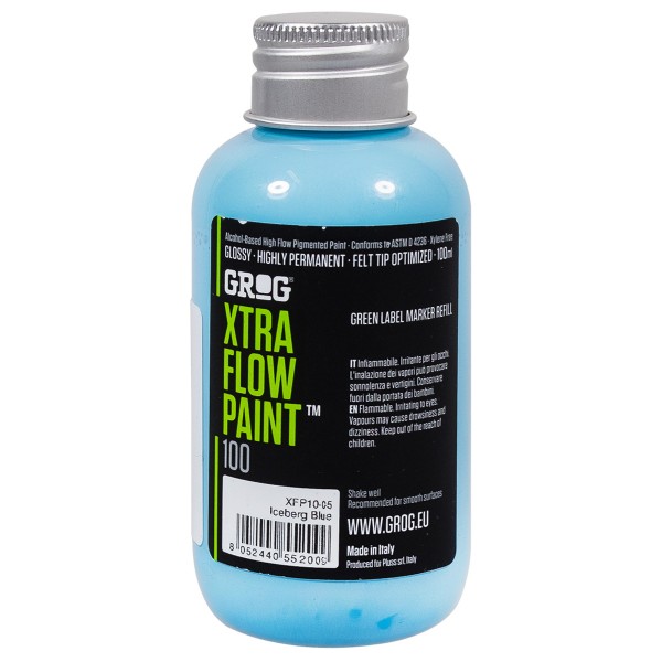 Grog "Xtra Flow Paint Refill" (100ml) - Iceberg Blue