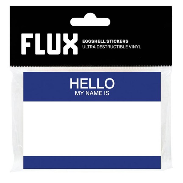 Flux "Eggshell HMNI Stickers" Blue 50 Stk. (7x10cm)