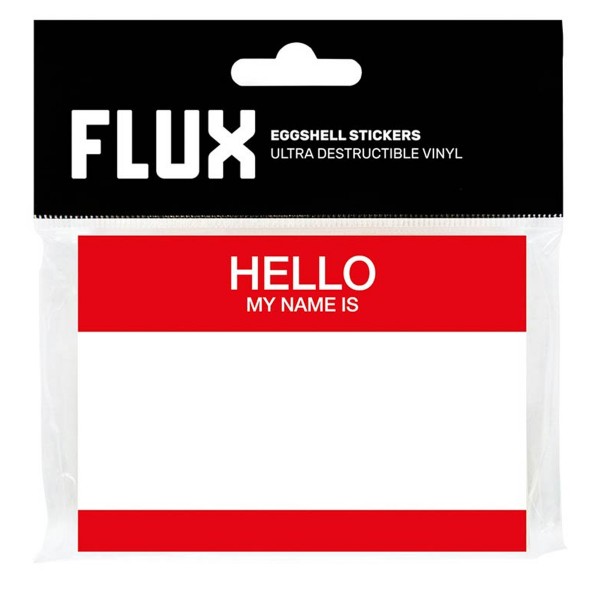 Flux "Eggshell HMNI Stickers" Red 50 Stk. (7x10cm)