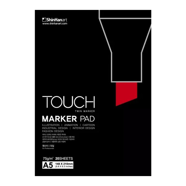 Touch "Marker Pad" A5 Hochformat 75/m²