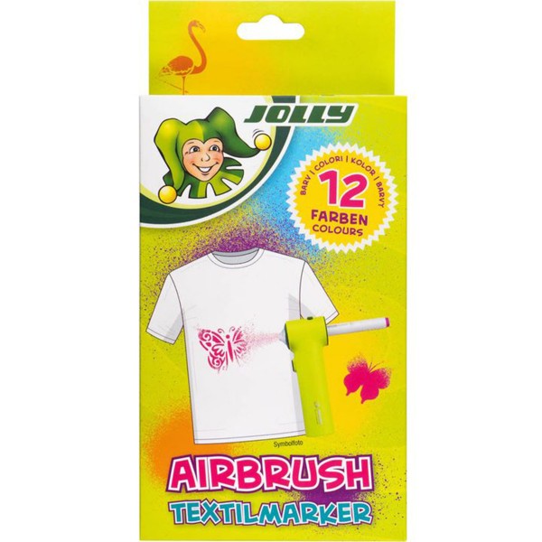 Jolly "Airbrush Textilmarker" 12er Set