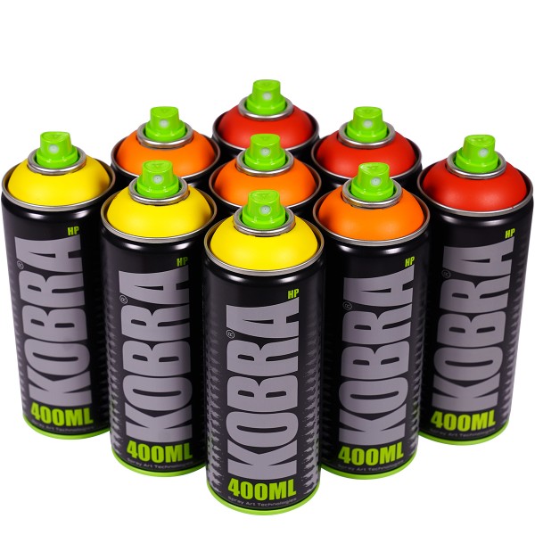Kobra "New HP 9er Set - Warm Tones" (9x400ml)