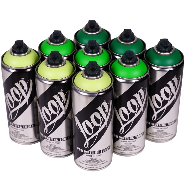 Loop "9er Paint Box - Jungle Tones" (9x400ml)