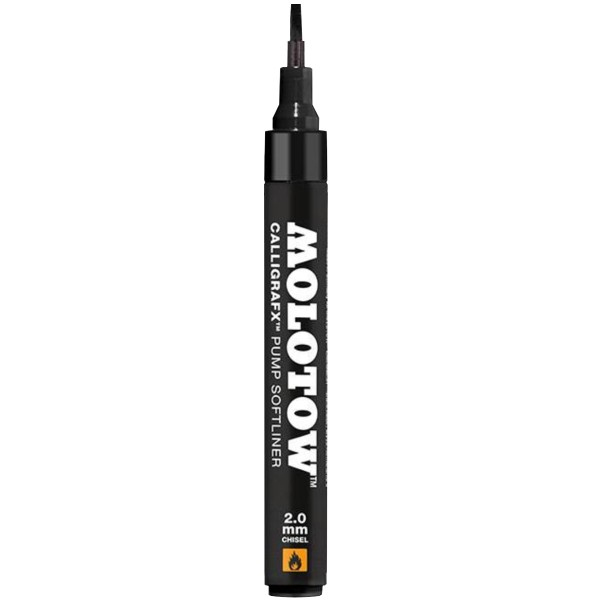 Molotow "Calligrafx" Softliner Chisel Tip (1-2mm) - Black