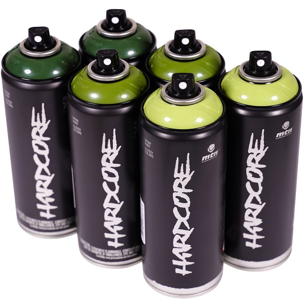 MTN Hardcore 2 "Multi Color Sixpack - Battle Tones" (6x400ml)