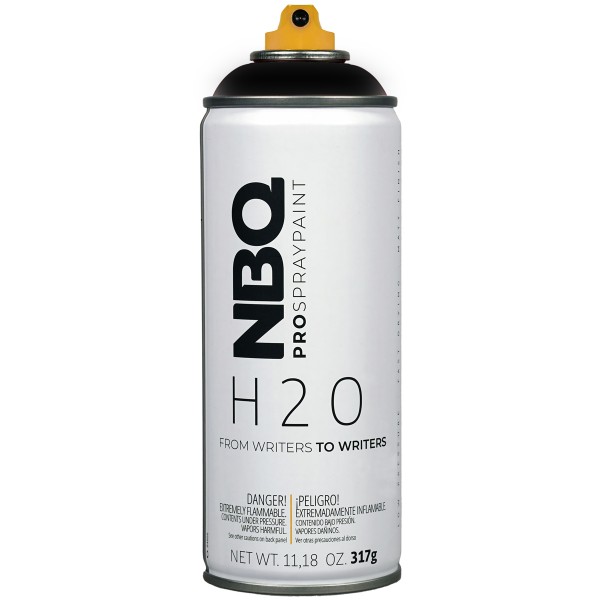 NBQ "H2O" Water Based (400ml) Black 2027