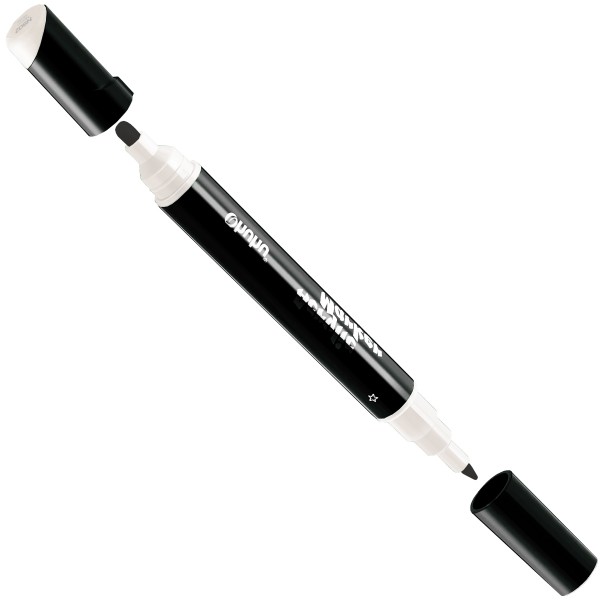 Ohuhu "Kakaako" Acrylic Twin Marker (0,7-3mm) Black