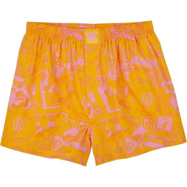 Lousy Livin x Underpressure Boxershorts "UP Sticker Clash" Yellow