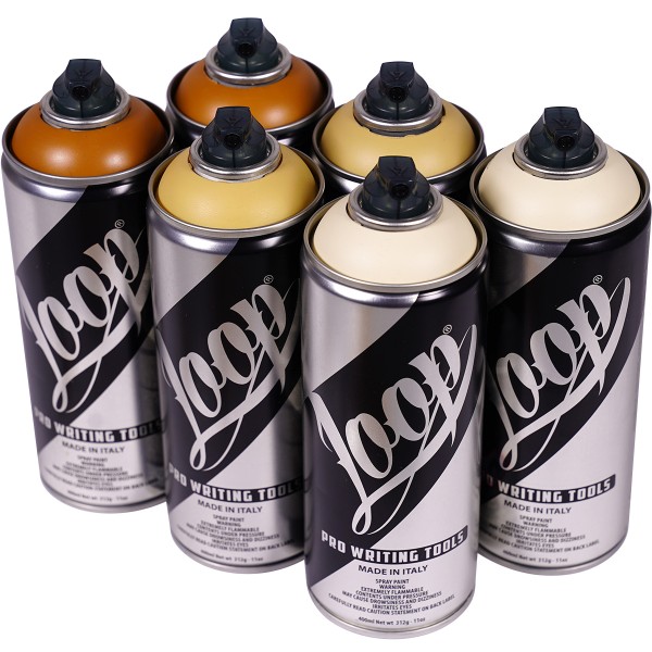 Loop "Multi Color Sixpack - Coffee Tones" (6x400ml)